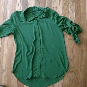 Mossimo Supply Co. Tops - Forest green light weight blouse Mossimo Supply Co. Tops - Forest green light weight blouse